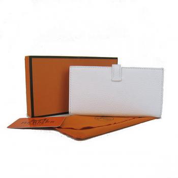 Hermes Wallet H008 Ladies White