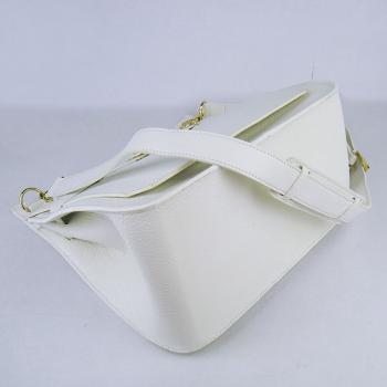 Hermes Jypsiere H6508 Cross Body Bag Cow Leather White Replica