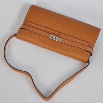 Hermes Kelly 60699 Ladies Cross Body Bag Coffee