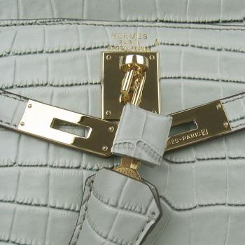 Hermes Kelly 6108 Ladies 2way Grey Handbag Replica