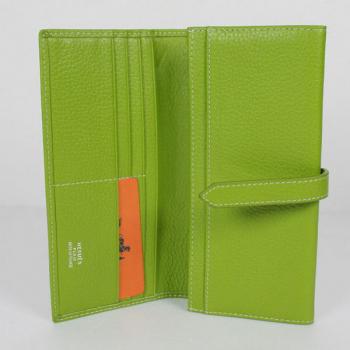 Hermes Wallet H514 Ladies Wallet Green