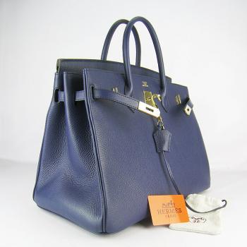 Hermes Birkin 6099 Handbag Blue