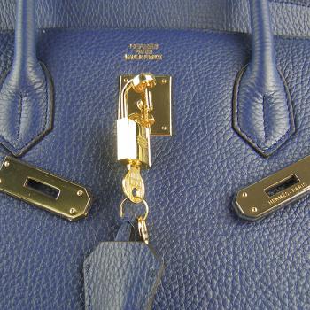 Hermes Birkin 6099 Handbag Blue