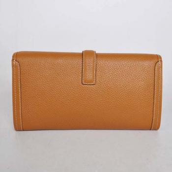 Hermes Clutches 1052 Ladies Cow Leather Coffee