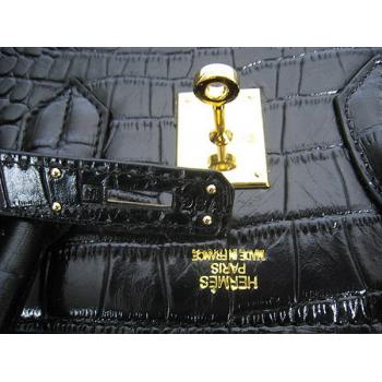 Replica Hermes Birkin 6089 Ladies Black Bag