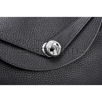 Hermes Lindy 30 Black Bag 607469