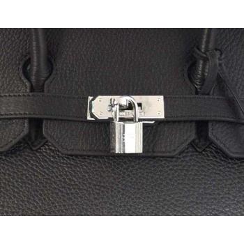 Hermes Birkin 6089 Ladies Cow Leather Black Bag