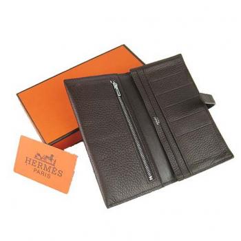 Hermes Wallet H008 Ladies Wallet Coffee