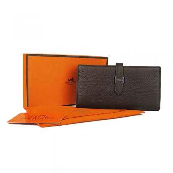 Hermes Wallet H008 Ladies Wallet Coffee