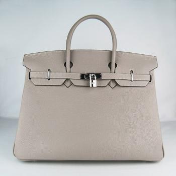 Hermes Birkin 6099 Ladies Leather Grey