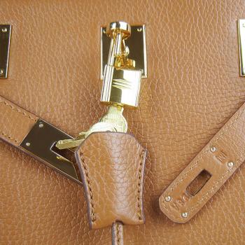 Cheap Hermes Jypsiere H6508 Cross Body Bag Cow Leather Coffee