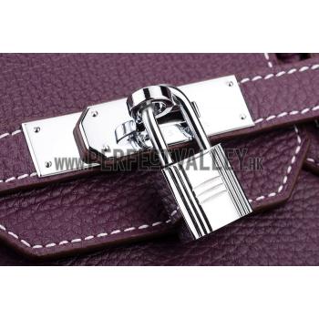 Hermes Birkin Plum