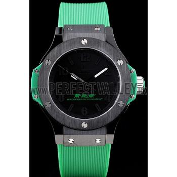 Hublot Big Bang African Wildlife Foundation Green Rubber Strap