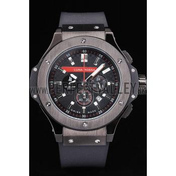 Hublot Limited Edition Luna Rosa Black Dial Watch