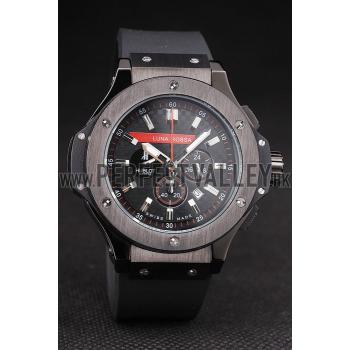 Hublot Limited Edition Luna Rosa Black Dial Watch