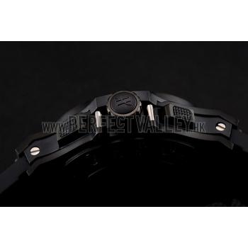 Hublot Big Bang Carbon Dial With Red Markings Carbon Case And Bezel Black Rubber Strap  622775