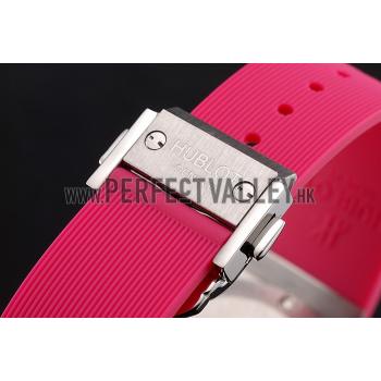 Hublot Big Bang Pink Strap White Dial Watch