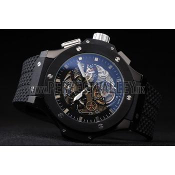 Hublot King Power Tourbillon Black Strap Black Dial