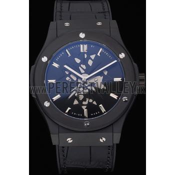 Hublot  Fusion Shawn Carter Black Steel Case Black Leather Strap  622817