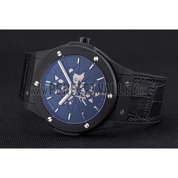 Hublot  Fusion Shawn Carter Black Steel Case Black Leather Strap  622817