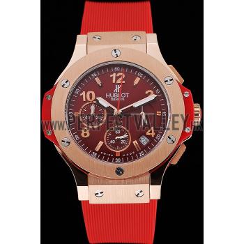 Hublot Big Bang Red Strap Red Dial Watch 98069