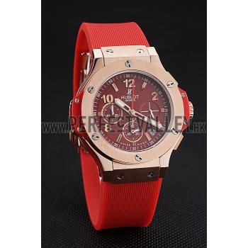 Hublot Big Bang Red Strap Red Dial Watch 98069