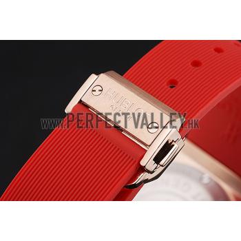 Hublot Big Bang Red Strap Red Dial Watch 98069