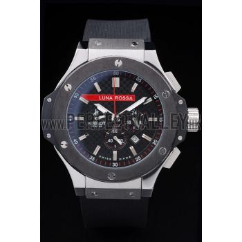 Cheap Hublot Limited Edition Luna Rosa Black Dial Watch HM08474