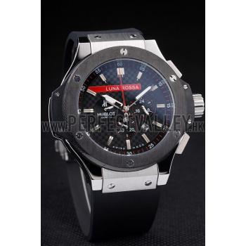 Cheap Hublot Limited Edition Luna Rosa Black Dial Watch HM08474