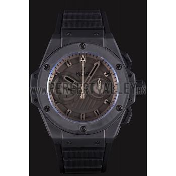 Swiss Hublot King Power Black Dial with Rubber Band shb10 621403