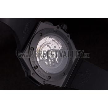 Swiss Hublot King Power Black Dial with Rubber Band shb10 621403