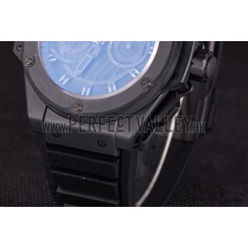 Swiss Hublot King Power Black Dial with Rubber Band shb10 621403