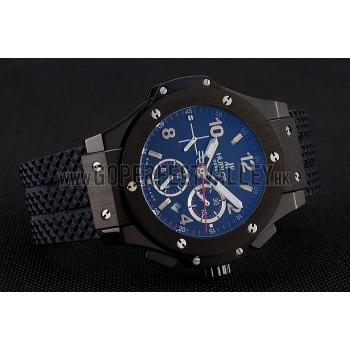 Swiss Hublot Big Bang Black Dial Black Case Black Rubber Bracelet 1453901