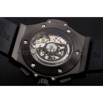 Swiss Hublot Big Bang Black Dial Black Case Black Rubber Bracelet 1453901