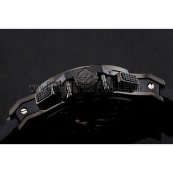 Swiss Hublot Big Bang Black Dial Black Case Black Rubber Bracelet 1453901