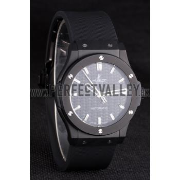 Hublot Big Bang Black Rubber Strap Black Checkered Dial 80193