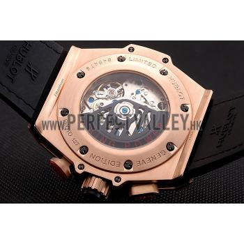 Replica Swiss Hublot Big Bang Limited Edition Formula 1 Black And Red Dial Gold Case Black Strap  62287