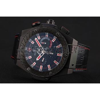 Cheap Swiss Hublot Big Bang Limited Edition Formula 1 Black And Red Dial Black Case Black Fabric Strap  622885