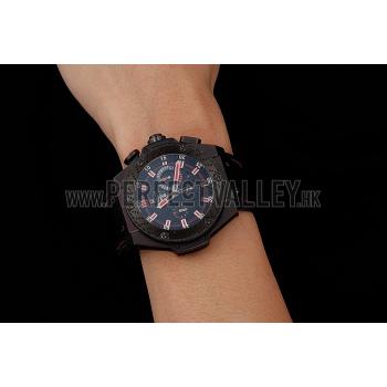 Cheap Swiss Hublot Big Bang Limited Edition Formula 1 Black And Red Dial Black Case Black Fabric Strap  622885