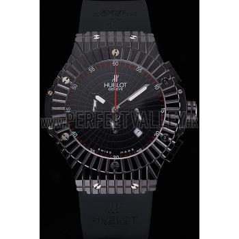 Hublot Big Bang Caviar Black Dial Black Case