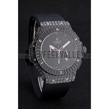 Hublot Big Bang Caviar Black Dial Black Case