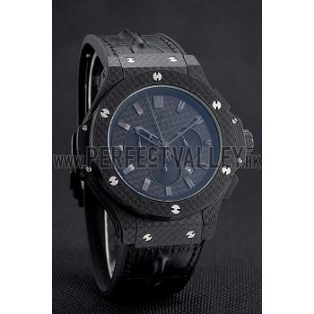 Hublot Big Bang Carbon Dial Carbon Case And Bezel Black Rubber Strap  622773