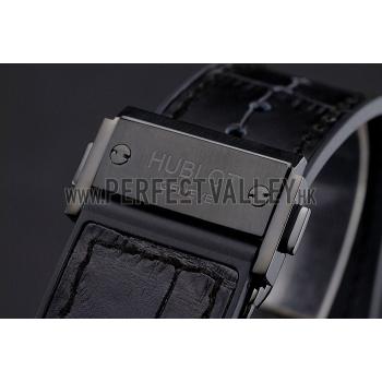 Hublot Big Bang Carbon Dial Carbon Case And Bezel Black Rubber Strap  622773