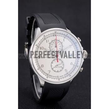 IWC Portugieser Yacht Club White Dial Stainless Steel Case Black Rubber Strap