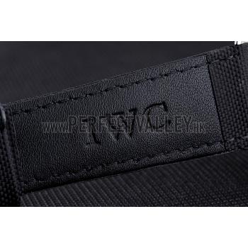 Cheap IWC Pilot Tourbillon White Dial Stainless Steel Case Black Textile Strap