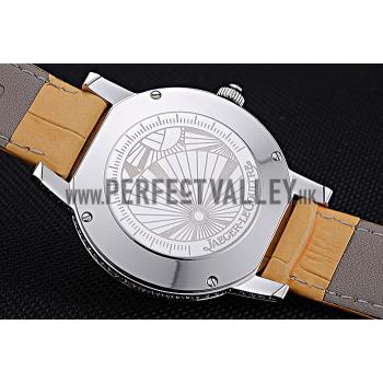 Jaeger LeCoultre Rendez-Vous White Dial Yellow  Leather Strap  622088