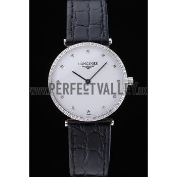 Longines La Grande Classique White Dial Diamond Markers Homme  622135