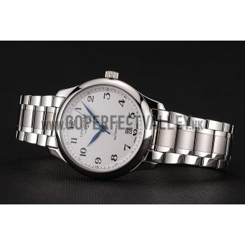 Swiss Longines Master White Dial Stainless Steel Bracelet 1453928