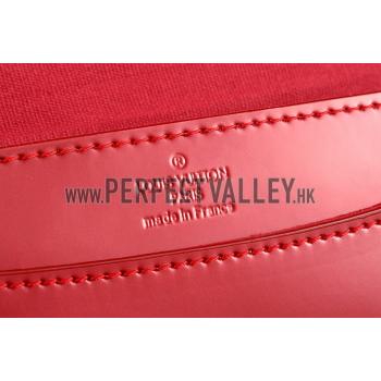 Louis Vuitton Chain Louise Patent Leather Red Replica