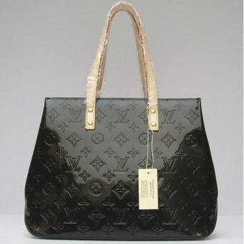 Louis Vuitton Monogram Vernis M55583 Black HandBags Ladies